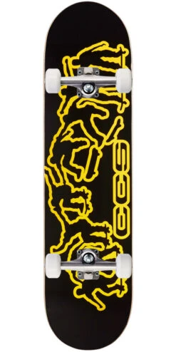 CCS Kickflip 2000 Skateboard Complete - Black - 8.00"