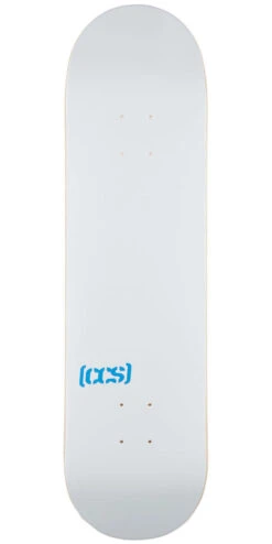 CCS Logo Skateboard Deck - White