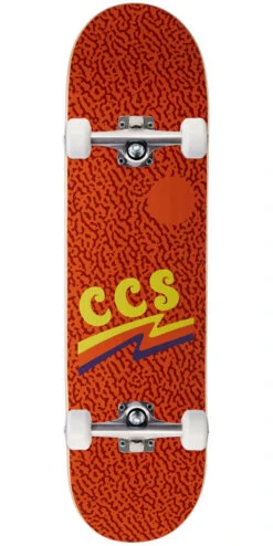 CCS Wavy Times Skateboard Complete - Orange