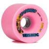 Seismic Hot Spot 77a Longboard Wheels - Bubblegum - 76mm -Powell Peralta Store seismic hot spots longboard wheels 76mm 77a bubblegum 1